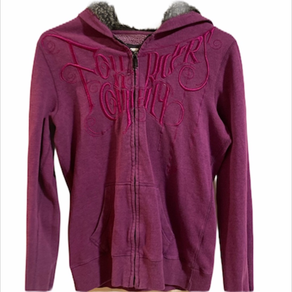 FOX zip up hoodie